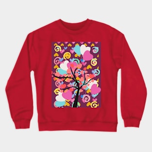 Tree of hearts Crewneck Sweatshirt